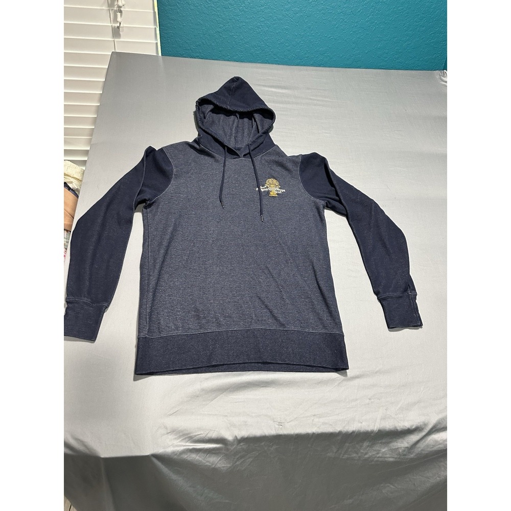 Disney World Polynesian Village‎ Resort Logo Blue Lightweight Hoodie Adult Small